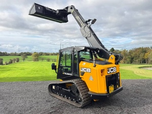 Nouvelle chargeuse compacte télescopique sur chenilles JCB 3TS-8T, machine de construction diesel avec godet frontal - Product Image 2