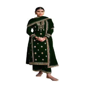 Latest Designer Party Wear Velvet Salwar suit Collection