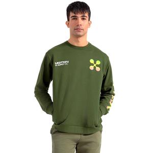 เสื้อสเวตเตอร์คอกลมสำหรับผู้ชายเสื้อสเวตเตอร์คอกลมผ้าฝ้าย100% เปล่าใส่ได้ทั้งชายและหญิง - Product Image 5