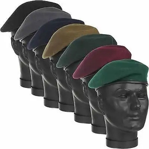 Casquettes de béret d'officier de fabrication du Pakistan Confortables et faciles à porter Casquettes de béret de cérémonie Équipement de défense personnelle - Product Image 4