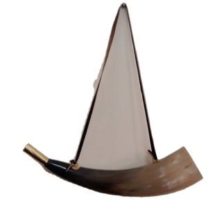 Cuerno de Buey de Alta Calidad, Cuerno de Caza, Cuerno de Guerra, Pulido, Musical Náutico, Material Orgánico Ecológico - Product Image 4