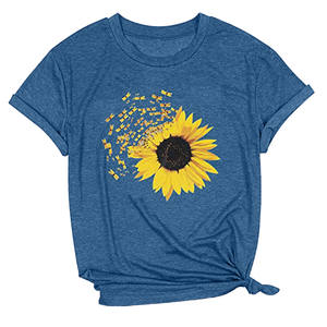 Camiseta en blanco de media manga con cuello redondo de algodón OEM 100% de buena calidad, camiseta lisa en blanco personalizada - Product Image 3