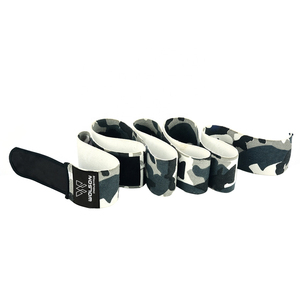 Powerlifting Camo Knee Wraps para culturismo Rodilleras cómodas Venta al por mayor Entrenamiento de alta calidad y Fitness Levantamiento de pesas. - Product Image 3