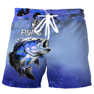 Haute qualité hommes été plage pêche séchage rapide Surf Board Shorts Logo personnalisé Sublimation impression respirant taille moyenne solide - Product Image 3