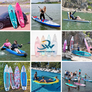 Canoë <span class=keywords><strong>gonflable</strong></span> de pêche à deux <span class=keywords><strong>places</strong></span> Ridewave, en PVC fiable, personnalisé, haute pression, vente en gros, kayak en PVC durable, technologie Drop Stitch - Product Image 4