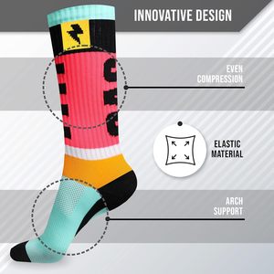 <b>Cycling</b> <b>Socks</b> for <b>Men</b> and Women Breathable Crew Running <b>Socks</b> Sport <b>Sock</b> Made for your Daily Exercise and Workouts - Product Image 5