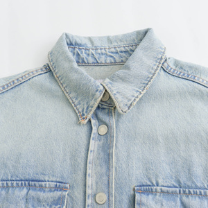 New Fashion Women Denim <b>Jacket</b> <b>Sheep</b> <b>Skin</b> Detail Cotton Fabric Waterproof Design-High Quality Hot Selling Trending Winter <b>Jacket</b> - Product Image 3