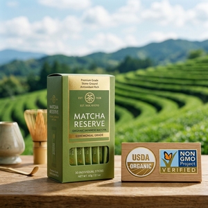Nuevo Té Verde Matcha Orgánico Ceremonial de Primera Calidad en Polvo Instantáneo en Sobres Portátiles de 2g/5g/10g - Product Image 5