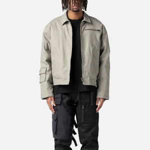 เสื้อแจ็กเก็ตผู้ชายแบบพอดีตัวสำหรับใส่ทำงานออกแบบได้ตามต้องการ - Product Image 3