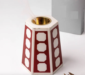 Quemador de incienso Bakhoor con incrustaciones de hueso de fragancia para el hogar elegante de lujo a la venta a granel de fabricante indio - Product Image 6
