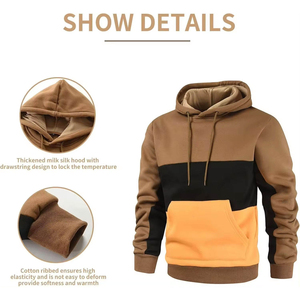 Vente chaude Dernière Conception Hommes À Capuche Bonne Qualité Prix Raisonnable Grande Taille Hommes À Capuche Basics Bas quantité minimale de commande Offre Spéciale À Capuche - Product Image 4