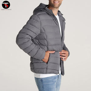 2025 Men's Best Design Down Puffer Jacket High Quality with Full Sleeve Lightweight <b>Fabric</b> Price Sizes 4XL 3XL for Winter - Product Image 2