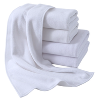 Serviette en microfibre blanche vierge en gros, personnalisable avec logo imprimé par sublimation, serviette de sport, de plage ou de bain, multi-tailles, absorbante et douce