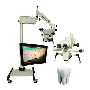 MICROSCOPE CHIRURGICAL DENTABLE INCLINABLE 5 ÉTAPES AVEC RÉPARTITEUR DE FAISCEAU, CAMÉRA HD, TV LED ..... - Product Image 5