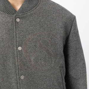 STYLEGRAM WEARS High Quality Youth <b>Football</b> Lettermen Jacket Custom Plain Fashion Breathable Polyester/Cotton High Street - Product Image 5