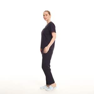 Uniforme Médico Personalizado de Fábrica, Antiarrugas, Fabricante de Uniformes Médicos, Chaqueta de Uniforme Médico Elástica, Uniforme de Enfermería - Product Image 3