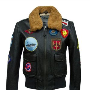 Chaqueta de vuelo con capucha de piel Premium para Mujer | Elegante abrigo de aviador de invierno con forro de piel sintética cálido - Product Image 1