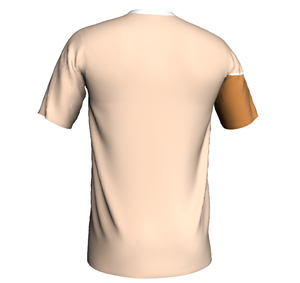 เสื้อเจอร์ซีย์ฟุตบอลสำหรับผู้ชายเสื้อฟุตบอลพิมพ์ลายซับลิเมชัน