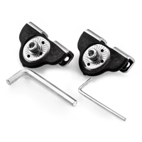 Support de fixation universel en acier inoxydable pour barre lumineuse LED, pince de capot pour SUV, camion, cache-moteur, sans perçage