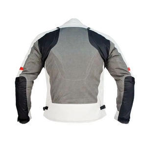 Nueva llegada transpirable hombres impermeable negro textil motocicleta chaqueta de moto mejor calidad chaqueta de moda de cuero - Product Image 5