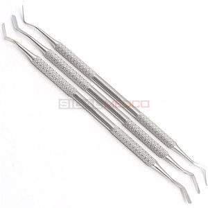 Espátula Dental Heidemann de doble punta de 3mm de acero inoxidable, relleno restaurador Dental, instrumento médico, resina compuesta - Product Image 2