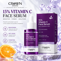 Soin Quotidien Avancé pour la Peau - Sérum Visage à 15% de Vitamine C avec Niacinamide pour Éclaircir, Renouveler et Illuminer la Peau - Essence 30 ml