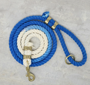 Cotton Rope <b>Leash</b> - Blueberry Accessory Customized Colored Cotton Rope Handmade Dog <b>Leash</b> <b>Pet</b> <b>Leash</b> Set - Product Image 1