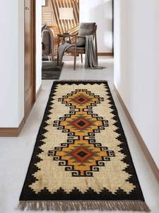 พรม kilim ทอมือพรมขนสัตว์ถักปอกระเจาโบฮีเมียนโบฮีเมียนพรมออกแบบได้ตามต้องการรูปทรงเรขาคณิตซักได้ปรับสีได้ - Product Image 6