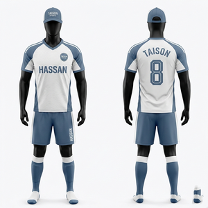 ชุดฟุตบอลชายผ้าโพลีเอสเตอร์ Elite Moisture Wicking สีเขียวดำ แบบแผง  แบบสั่งทำพิเศษด้วยเทคนิค Sublimation - Product Image 5