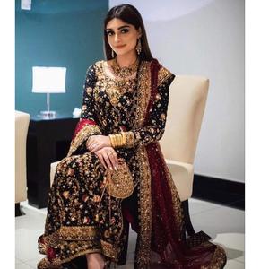 New Pakistani <b>dress</b> Ethnic Silk <b>Suit</b> Hot Selling Designer Straight Salwar Kameez <b>Dress</b> from Pakistan and India WS INTERNATIONAL - Product Image 5