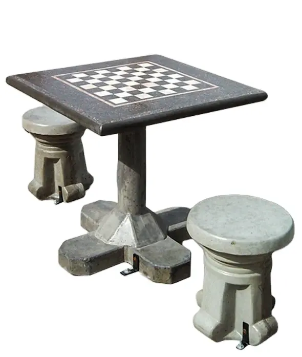 Table d'échecs carrée en marbre noir, jeux d'échecs en marbre, table d'échecs en marbre