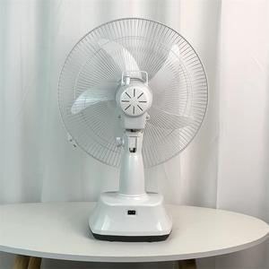Sudeste Asiático Preço Especial 12 14 Polegada com Lâmpada Painel Solar Fan Recarregável Desk Fan Ventilador de emergência - Product Image 2
