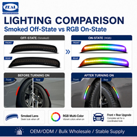 Luces Laterales de Señalización Secuenciales RGB para Dodge Charger 2015-2021, Suministro de Fábrica, Distribuidor Autorizado