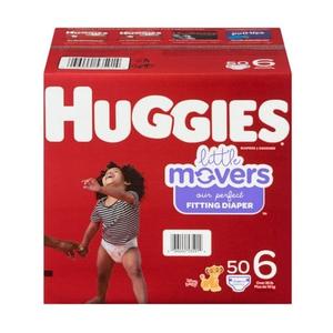 Couches pour bébés Huggies Little Movers de haute qualité, absorbantes, en vrac, toutes tailles - Product Image 4