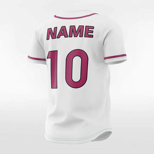 Camiseta de Béisbol para Hombre, Económica, MOQ Bajo, Personalizada con Logotipo Impreso, Alta Calidad, 100% Poliéster, Secado Rápido, Sublimación - Product Image 4