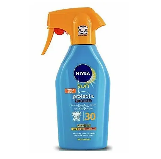 Nivea Sun Protect & Bronze Trigger Sun Spray SPF 30 haute qualité 300ml à vendre à moindre coût