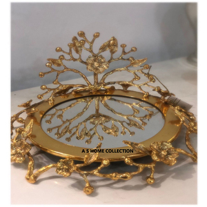 Islamic Design Greatest Quality Metal Chocolate Dessert Tray Golden Food <b>Serving</b> <b>Bowl</b> for Wedding Party Usage - Product Image 3