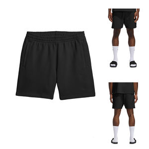 Logo personnalisé hommes Shorts 100% coton polaire Shorts course à pied sueur plaine solide Gym Shorts de sport pour hommes 2025 - Product Image 4