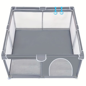 Active Outdoor and Indoor Baby Playard with Printed Cloth Safety <strong>Gate</strong> for Babies and Toddlers - Product Image 1