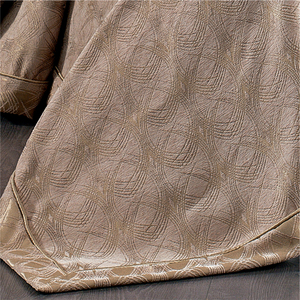 Guzide Podyum Cappuccino 4-Piece Customized Classic Luxury Home <b>Bedspread</b> <b>Set</b> 100% Chenille Organic Woven Striped Washable Anti- - Product Image 5