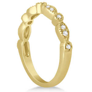 Petite Marquise & Dot Diamond Bridal Ring <b>Set</b> in 18k Yellow <b>Gold</b> 0.25ct Fine <b>Jewelry</b> <b>Sets</b> for Brides - Product Image 4