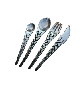 El mejor juego de cubiertos de acero inoxidable 304, juego de cubiertos de regalo para fiestas de negocios, juego de cubiertos de cocina real para el hogar - Product Image 5