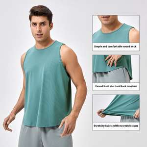 Camiseta de gimnasio sin mangas para hombre, camiseta sin mangas para correr, chaleco deportivo - Product Image 2