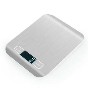 Balance de cuisine électronique en acier inoxydable, protection contre les surcharges, arrêt automatique, écran LCD rétroéclairé, batterie au lithium intégrée - Product Image 3