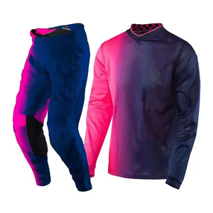 2024 OEM Top Qualité Hommes Motocross descente maillot costumes VTT séchage rapide course motocross maillot et pantalon - Product Image 5