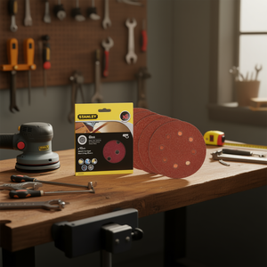 Discos de Lijado Stanley de 115 mm, Paquete Múltiple, para Lijadoras Orbitales Aleatorias - Product Image 3