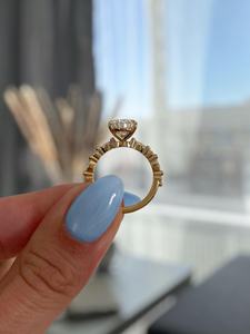 แหวนเพชรเพาะเลี้ยงทรงลูกแพร์ 1.01 กะรัต พร้อมตัวเรือนทองคำแท้ 14K สำหรับเป็นของขวัญหมั้นหรือขอแต่งงานสำหรับคนรัก - Product Image 3