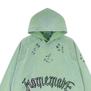 Sudadera con capucha de gran tamaño de Terry francés de alta calidad, sudadera recortada Unisex para hombre, sudaderas con capucha personalizadas y bordadas, Ronpex de alta calidad - Product Image 5