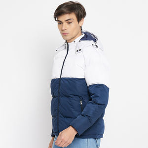 Veste d'hiver de luxe personnalisée pour hommes, style rue, doudoune de haute qualité avec col montant Service OEM - Product Image 4