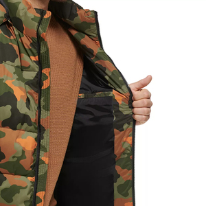 Men's Best Quality Breathable Anti-Wrinkle Puffer <b>Jacket</b> Stand Collar Zipper Fashionable Canvas Fabric Customized Color Logo - Product Image 4